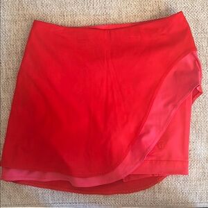 Lululemon red and pink skirt